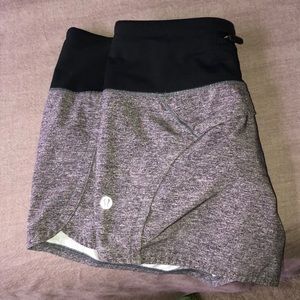 Gray lululemon shorts